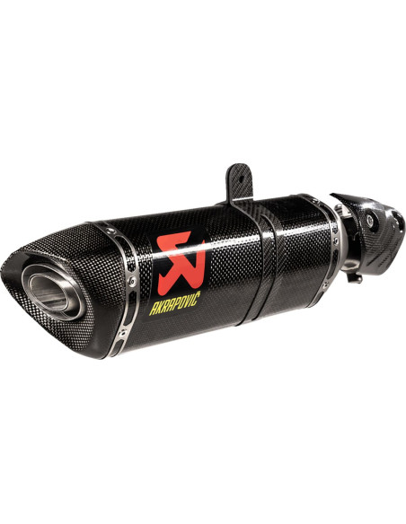 Silencieux AKRAPOVIC - Carbone - KAWASAKI 600 ZX-6R 2009- / 636 ZX-6R 2013-