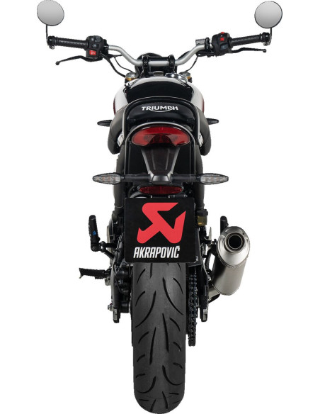 Silencieux AKRAPOVIC - Titane - TRIUMPH 400 SCRAMBLER / 400 SPEED 2024-