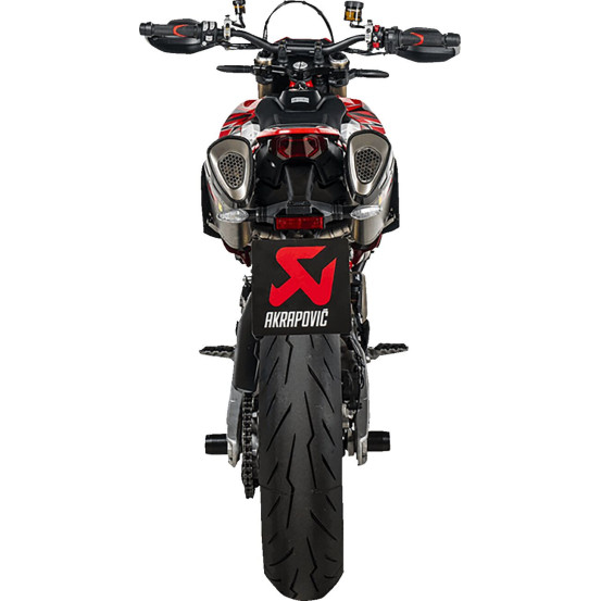 Silencieux AKRAPOVIC - Titane & carbone - DUCATI 698 HYPERMOTARD 2024-