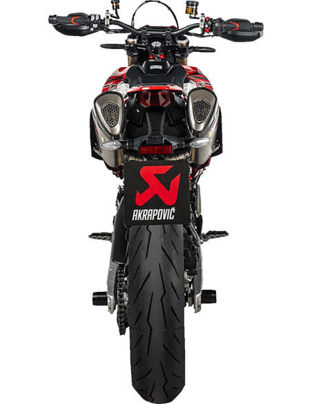 Silencieux AKRAPOVIC - Titane & carbone - DUCATI 698 HYPERMOTARD 2024-