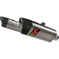 Silencieux AKRAPOVIC - Titane & carbone - DUCATI 698 HYPERMOTARD 2024-