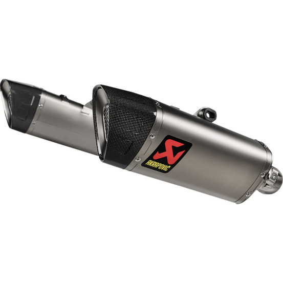 Silencieux AKRAPOVIC - Titane & carbone - DUCATI 698 HYPERMOTARD 2024-