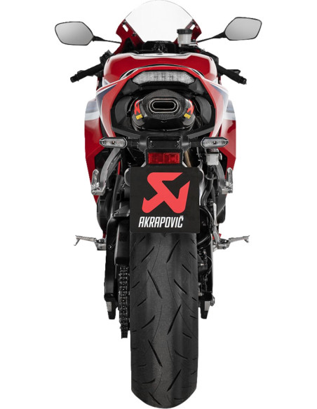 Silencieux AKRAPOVIC - Titane & carbone - HONDA 600 CBR RR 2013-