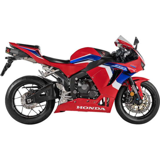 Silencieux AKRAPOVIC - Titane & carbone - HONDA 600 CBR RR 2013-
