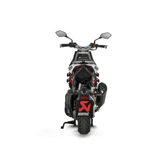 Silencieux AKRAPOVIC - Titane & carbone - ITALJET 300 DRAGSTER 2024-