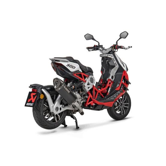 Silencieux AKRAPOVIC - Titane & carbone - ITALJET 300 DRAGSTER 2024-