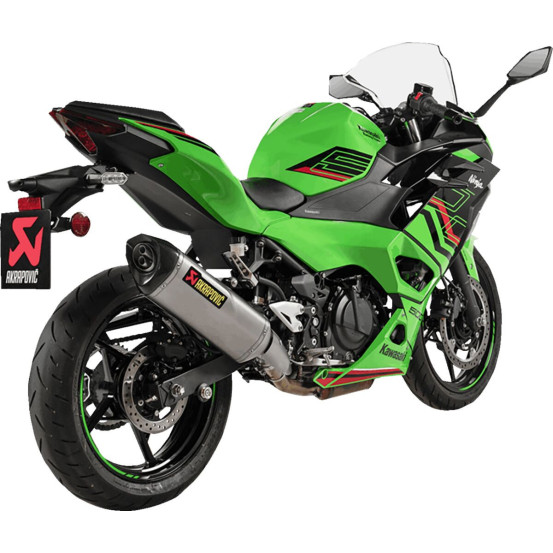 Silencieux AKRAPOVIC - Titane & carbone - KAWASAKI 500 Z / 500 NINJA 2024-