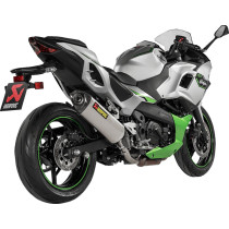 Silencieux AKRAPOVIC - Titane & carbone - KAWASAKI NINJA 7 HYBRID 2024- 2