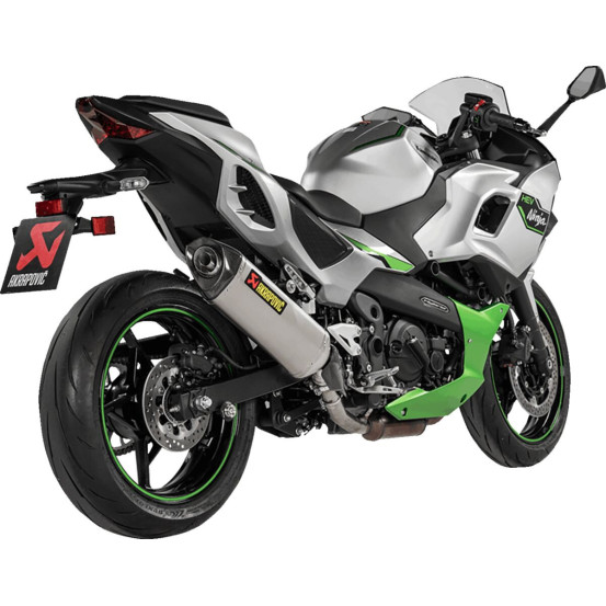 Silencieux AKRAPOVIC - Titane & carbone - KAWASAKI NINJA 7 HYBRID 2024-