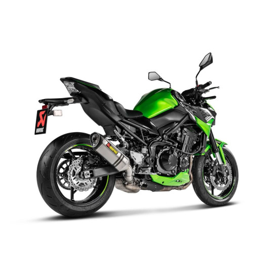 Silencieux AKRAPOVIC - Titane & carbone - KAWASAKI Z900 2025-