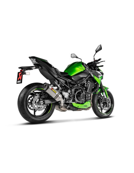 Silencieux AKRAPOVIC - Titane & carbone - KAWASAKI Z900 2025-