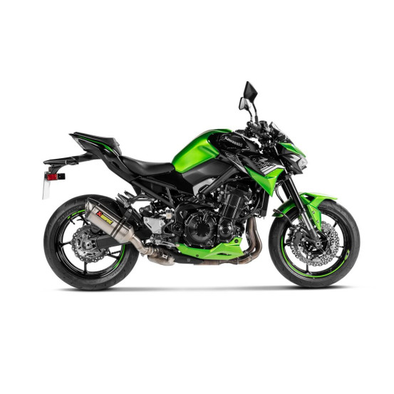 Silencieux AKRAPOVIC - Titane & carbone - KAWASAKI Z900 2025-