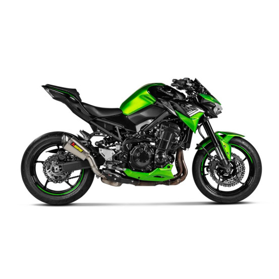 Silencieux AKRAPOVIC - Titane & carbone - KAWASAKI Z900 2025-