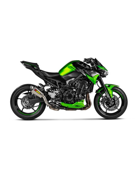 Silencieux AKRAPOVIC - Titane & carbone - KAWASAKI Z900 2025-