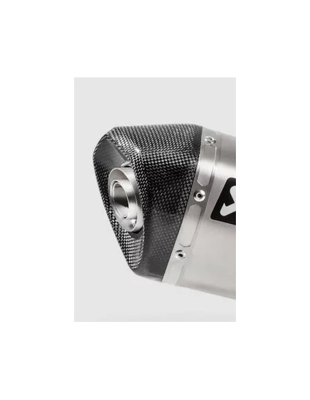 Embout carbone de silencieux AKRAPOVIC V-EC440 - HONDA 750 FORZA 2021-2024 / 750 X-ADV 2017-2024