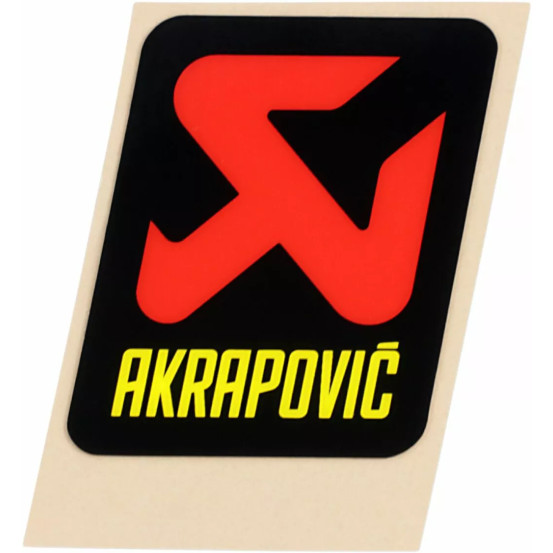 Sticker générique de remplacement AKRAPOVIC P-VST3PO - 60x57mm