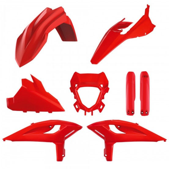 Kit plastiques - Rouge - POLISPORT Beta RR X-PRO 2025