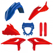 Kit plastiques - Bleu Rouge - POLISPORT Beta RR X-PRO 2025