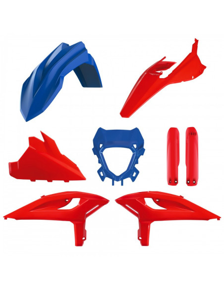 Kit plastiques - Bleu Rouge - POLISPORT Beta RR X-PRO 2025