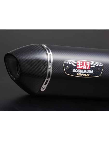 Silencieux YOSHIMURA R-77J - Metal Magic & carbone - SUZUKI 650 SV 2017-2024