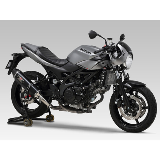 Silencieux YOSHIMURA R-77J - Metal Magic & carbone - SUZUKI 650 SV 2017-2024