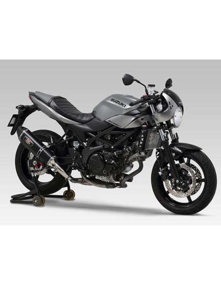 Silencieux YOSHIMURA R-77J - Metal Magic & carbone - SUZUKI 650 SV 2017-2024