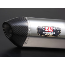 Silencieux YOSHIMURA R-77J - Inox & carbone - SUZUKI 650 SV 2017-2024