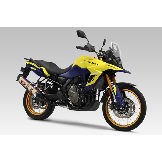 Silencieux YOSHIMURA R-77J - Norme Euro5 - Titane & carbone - Suzuki 800 V-STROM DE 2023-