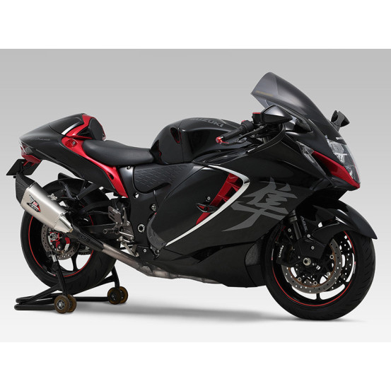Silencieux YOSHIMURA R-11Sq R - Norme Euro5 - Inox & carbone - SUZUKI 1300 HAYABUSA 2021-