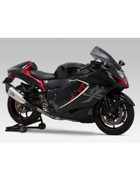 Silencieux YOSHIMURA R-11Sq R - Norme Euro5 - Inox & carbone - SUZUKI 1300 HAYABUSA 2021-