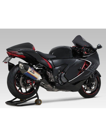 Silencieux YOSHIMURA R-11Sq R - Norme Euro5 - Titane & carbone - SUZUKI 1300 HAYABUSA 2021-