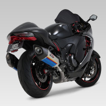 Silencieux YOSHIMURA R-11Sq R - Norme Euro5 - Titane & carbone - SUZUKI 1300 HAYABUSA 2021- 2