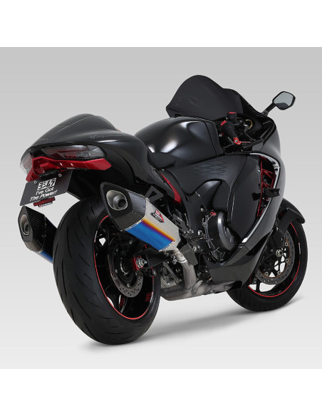 Silencieux YOSHIMURA R-11Sq R - Norme Euro5 - Titane & carbone - SUZUKI 1300 HAYABUSA 2021-