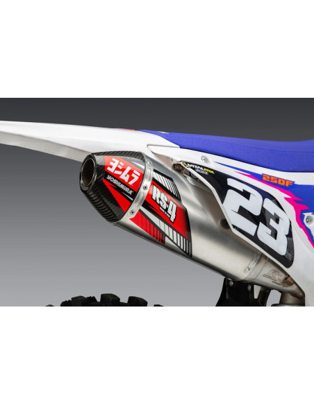 Silencieux YOSHIMURA RS-4 Signature Series - Inox & carbone - YAMAHA 250 YZF 2024-