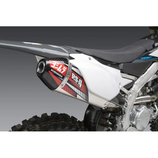 Silencieux YOSHIMURA RS-4 Signature Series - Inox & carbone - YAMAHA 250 YZF 2018-2022