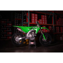 Ligne complète YOSHIMURA RS-12 Signature Series - Inox & carbone - KAWASAKI 250 KXF 2025-