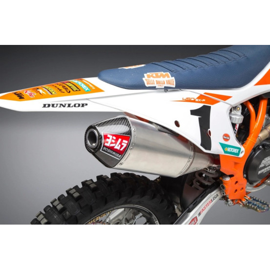 Silencieux YOSHIMURA RS4 Signature Serie - Inox & carbone - GAS GAS - HUSQVARNA - KTM