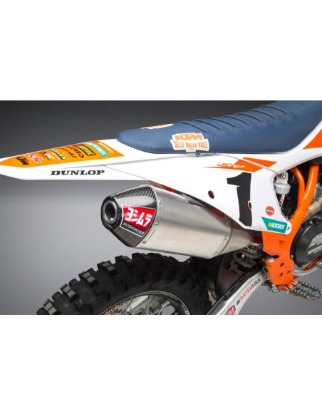 Silencieux YOSHIMURA RS4 Signature Serie - Inox & carbone - GAS GAS - HUSQVARNA - KTM