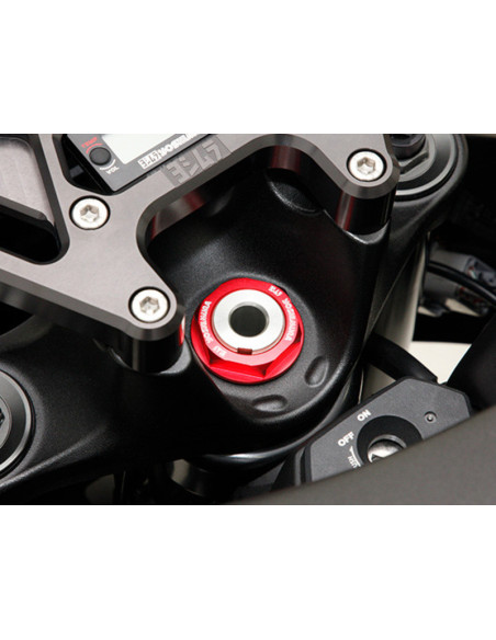 Ecrou de colonne de direction rouge YOSHIMURA - M28