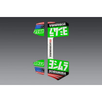 Jeu de stickers silencieux YOSHIMURA RS-12 - Vert