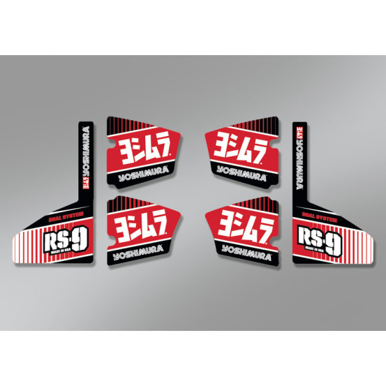 Jeu de stickers silencieux YOSHIMURA RS9 DUAL