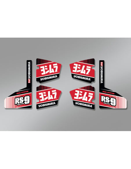 Jeu de stickers silencieux YOSHIMURA RS9 DUAL