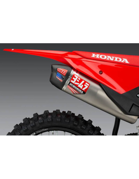 Ligne complète YOSHIMURA USA RS-12 Signature Series - Inox & Titane - HONDA 450 CRF-R 2025-2026