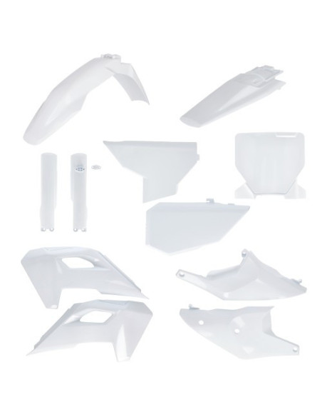 Kit plastiques complet - Blanc - ACERBIS Husqvarna TC FC 2023 TE FE 2024