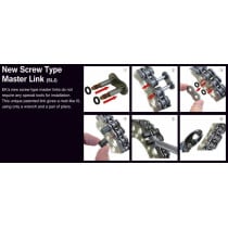 Attache rapide or 520 SRX2 QX-Ring EK CHAIN - Attache à riveter sans outil 2