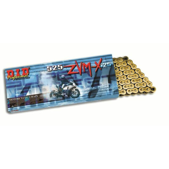 Chaine DID 525 ZVM-X Or/Noir