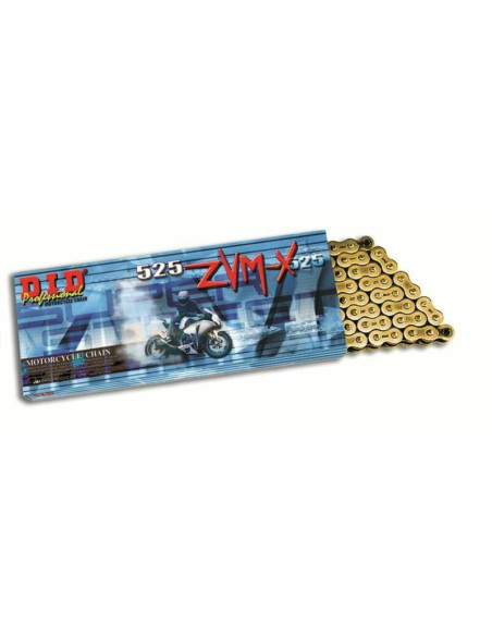 Chaine DID 525 ZVM-X Or/Noir