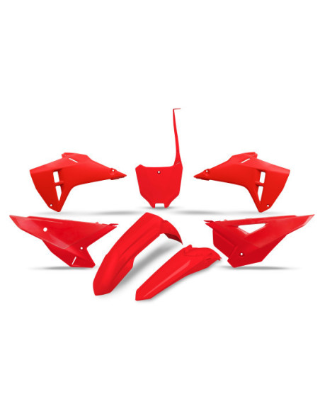 Kit plastiques restylé 2025 - Rouge - UFO HONDA 250 CRF-R 2022 450 CRF-R 2021