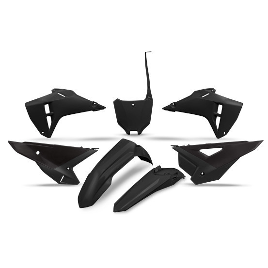 Kit plastiques restylé 2025 - Noir - UFO HONDA 250 CRF-R 2022 450 CRF-R 2021