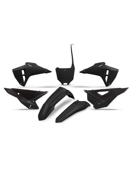 Kit plastiques restylé 2025 - Noir - UFO HONDA 250 CRF-R 2022 450 CRF-R 2021